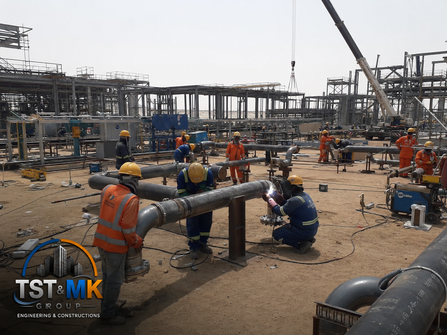 Industrial Piping Fabrication, Fixing & Commissioning Works 