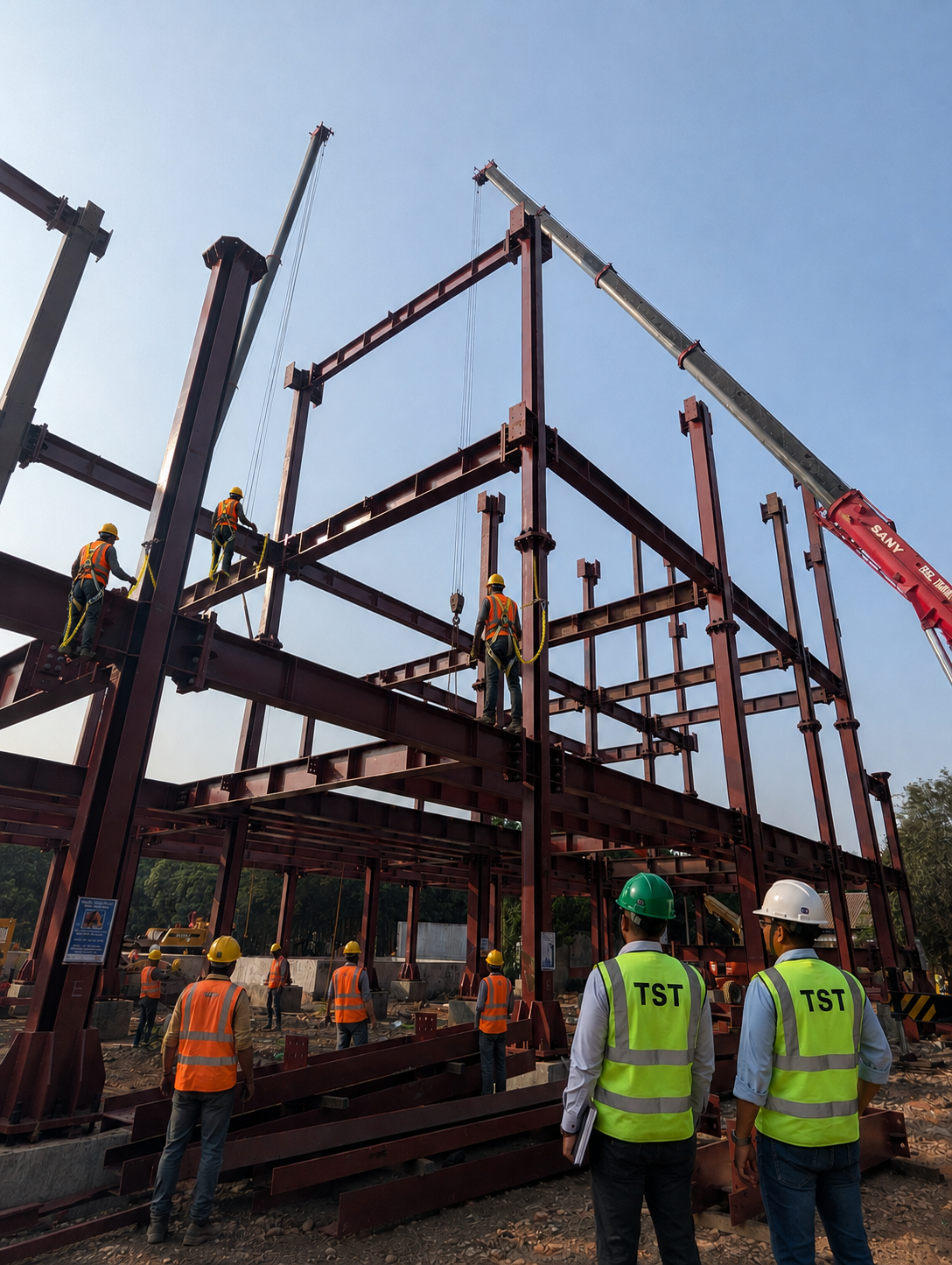 Heavy Industrial Pre-Engineered Building (PEB) Structure [MRSS]